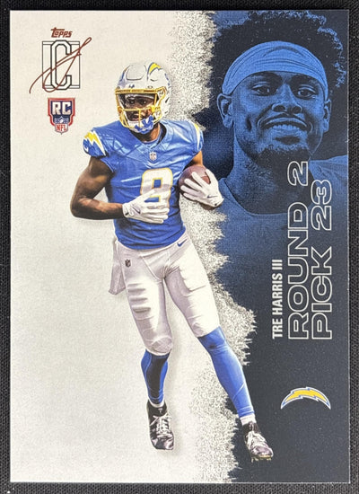 Tre Harris III 2025 Topps Signature Class Rookie Chargers Sports Trading Cards