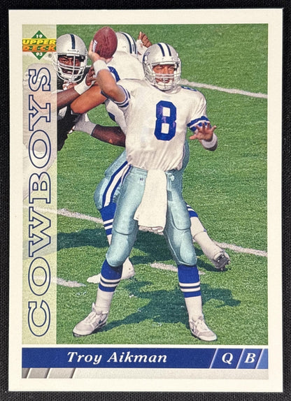 Troy Aikman 1993 Upper Deck Cowboys Sports Trading Card