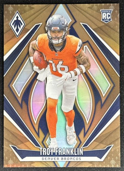 Troy Franklin 2024 Panini Phoenix Bronze /75 Broncos