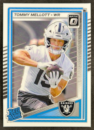 Tommy Mellott 2025 Donruss Optic Rated Rookie Raiders Default Title Football