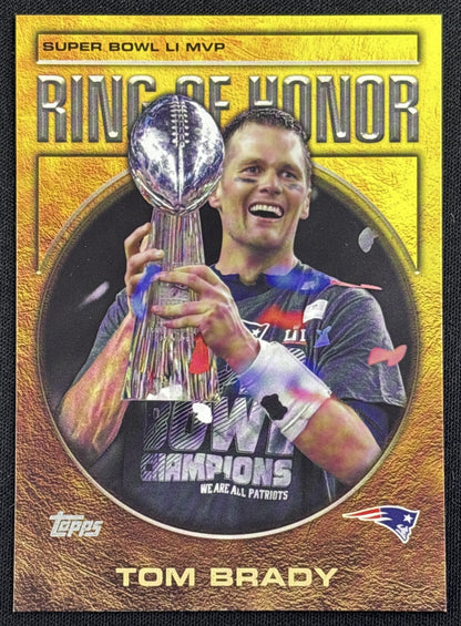 Tom Brady 2026 Topps Ring of Honor Patriots New England Patriots