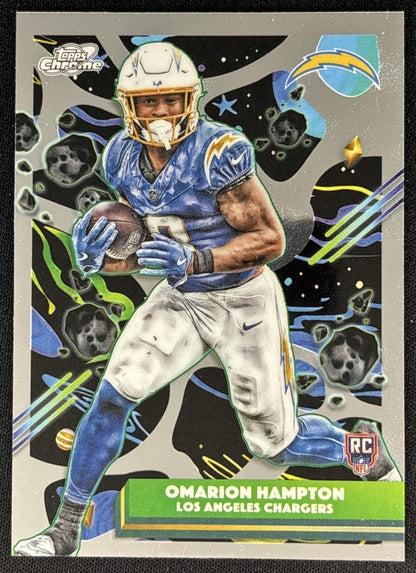 Omarion Hampton 2025 Topps Cosmic Chrome Chargers