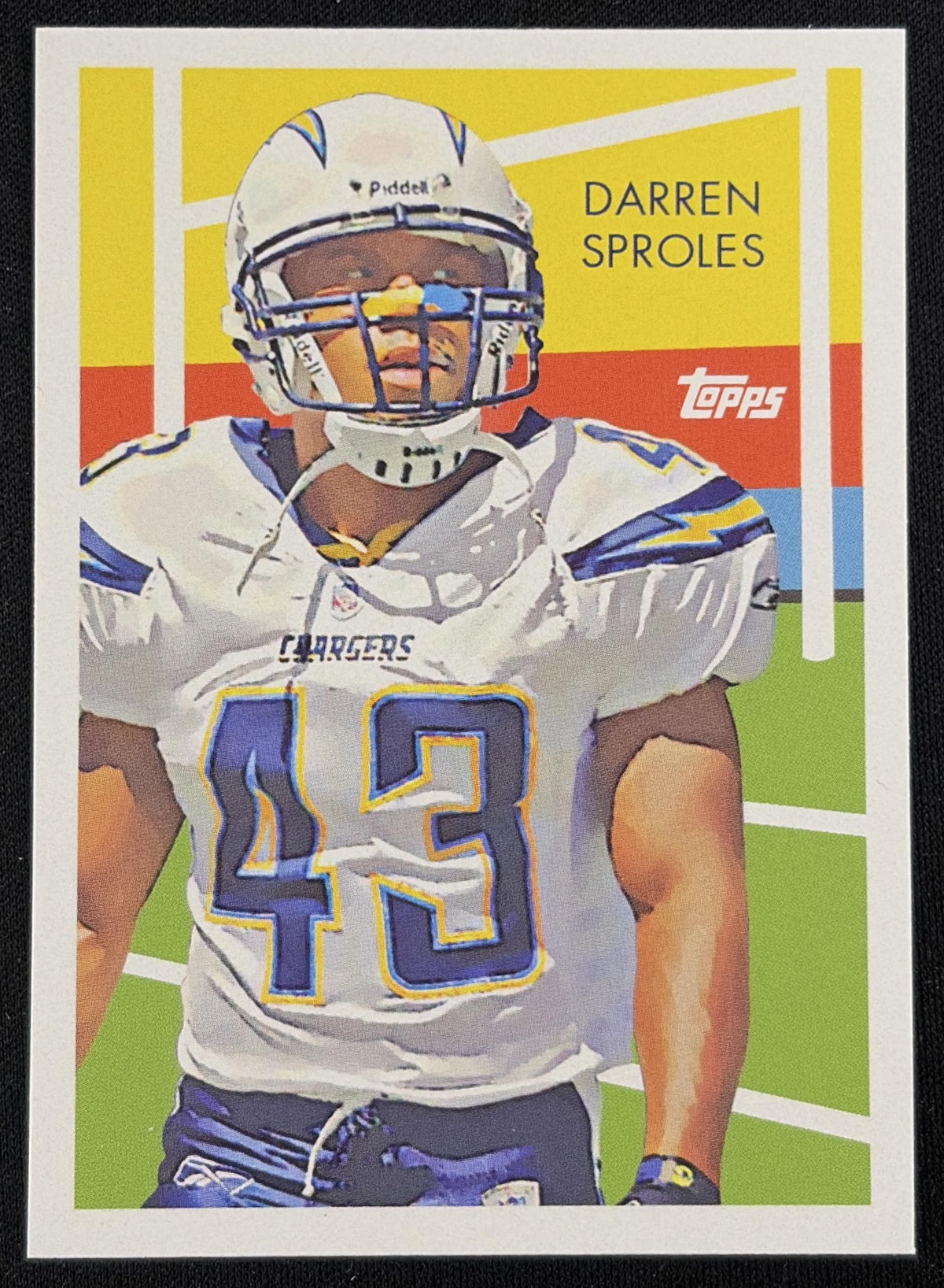 Darren Sproles 2009 Topps Chicle Chargers - Front