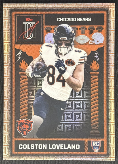 Colston Loveland 2025 Topps Signature Class Odyssey Bears Sports Trading Cards