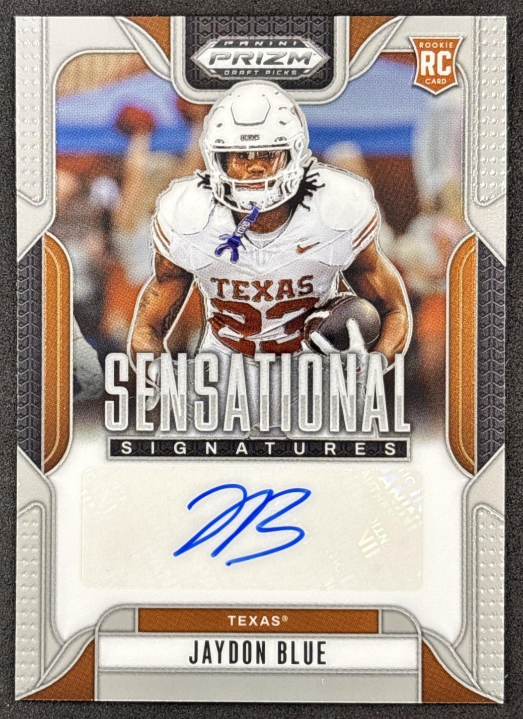 Jaydon Blue 2025 Panini Prizm Draft Picks Auto Longhorns