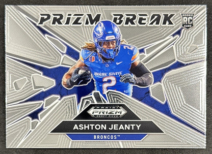 Ashton Jeanty 2025 Panini Prizm Draft Picks Break Broncos Raiders