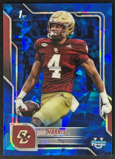 Reed Harris 2025 Chrome University Sapphire Prospect Boston Eagles Sports Trading Card