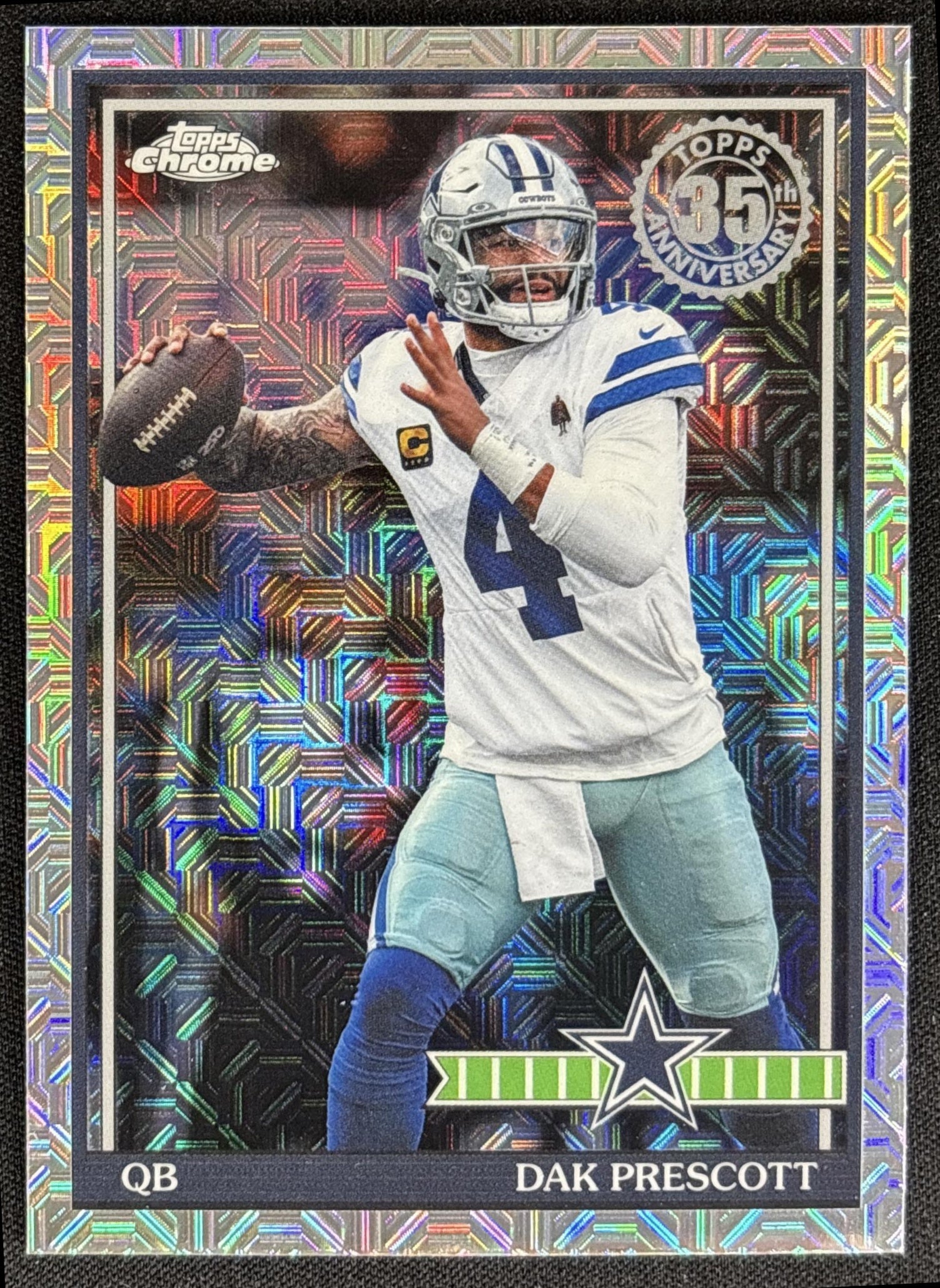 Dak Prescott 2026 Topps 1991 Chrome Mojo Refractor Cowboys