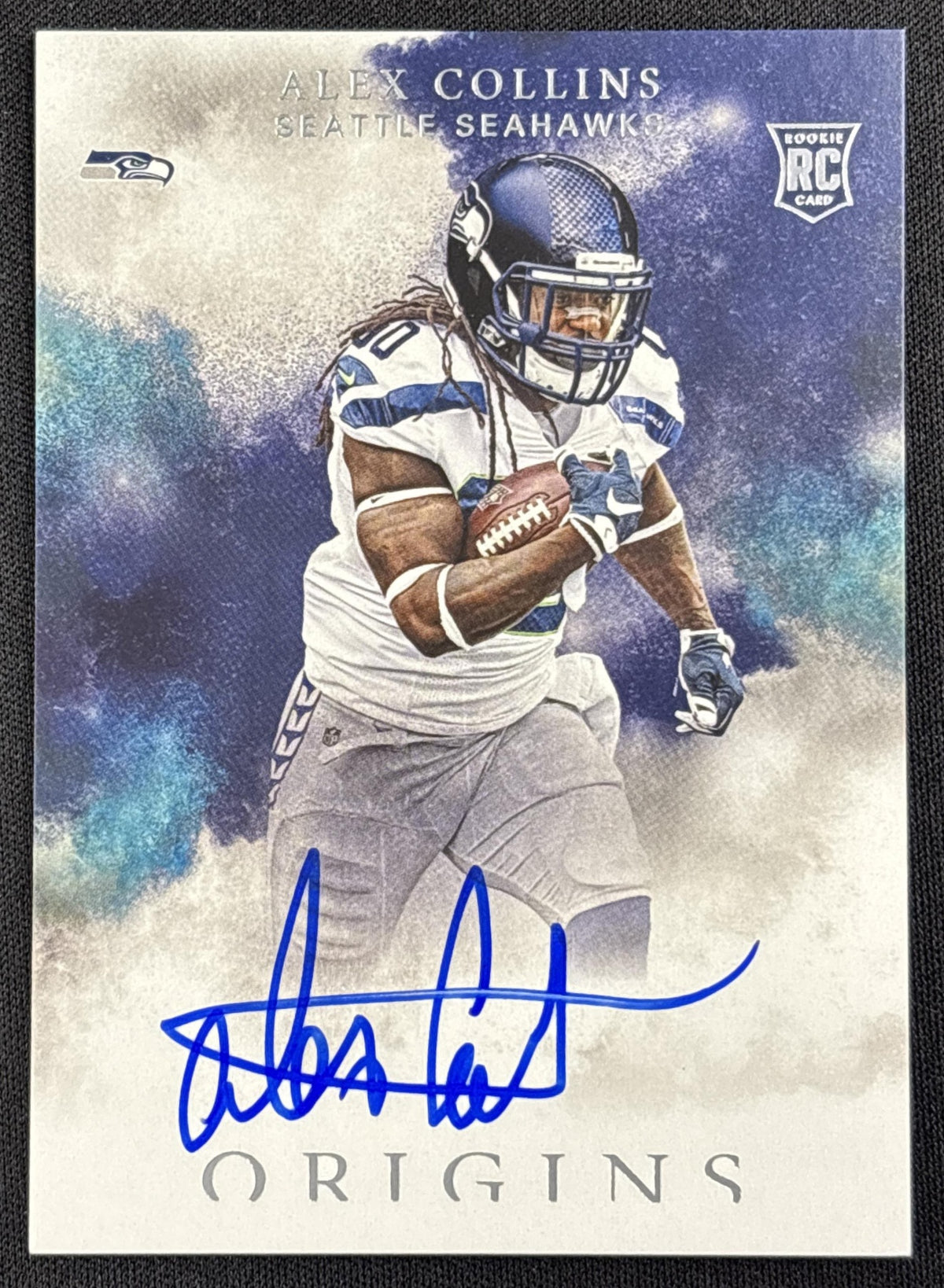 Alex Collins 2016 Panini Origins Rookie Auto Seahawks