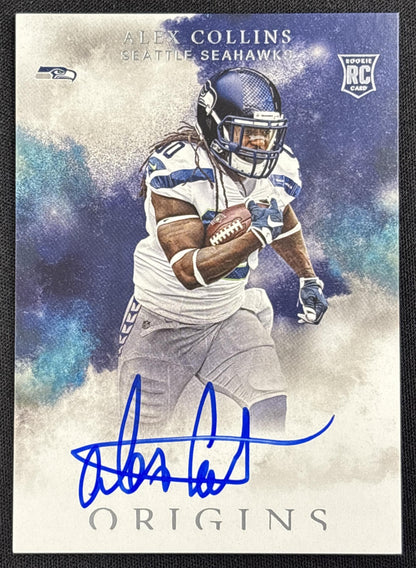 Alex Collins 2016 Panini Origins Rookie Auto Seahawks