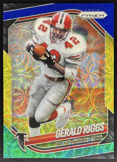 Gerald Riggs 2025 Panini Prizm Choice Blue Yellow & Green Falcons Default Title Sports Trading Cards