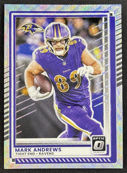 Mark Andrews 2025 Panini Donruss Optic Wave Prizm /300 Ravens
