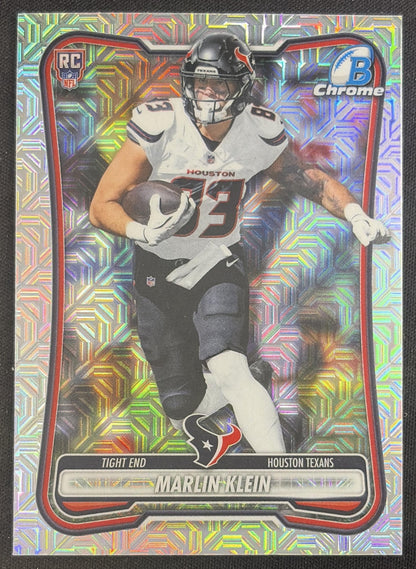 Marlin Klein 2026 Bowman Chrome NFL Mojo Refractor Texans