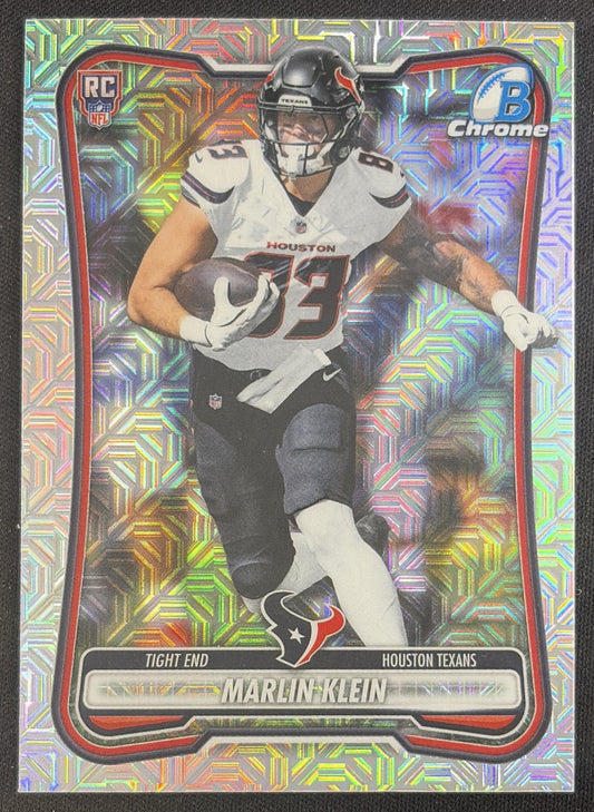 Marlin Klein 2026 Bowman Chrome NFL Mojo Refractor Texans