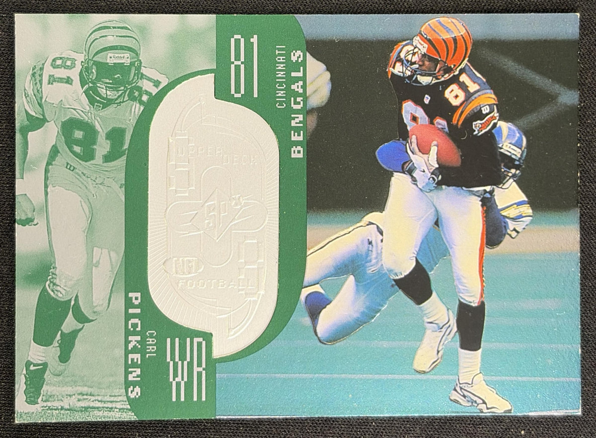 Carl Pickens 1998 SPx Finite /10100 Bengals Sports Trading Card