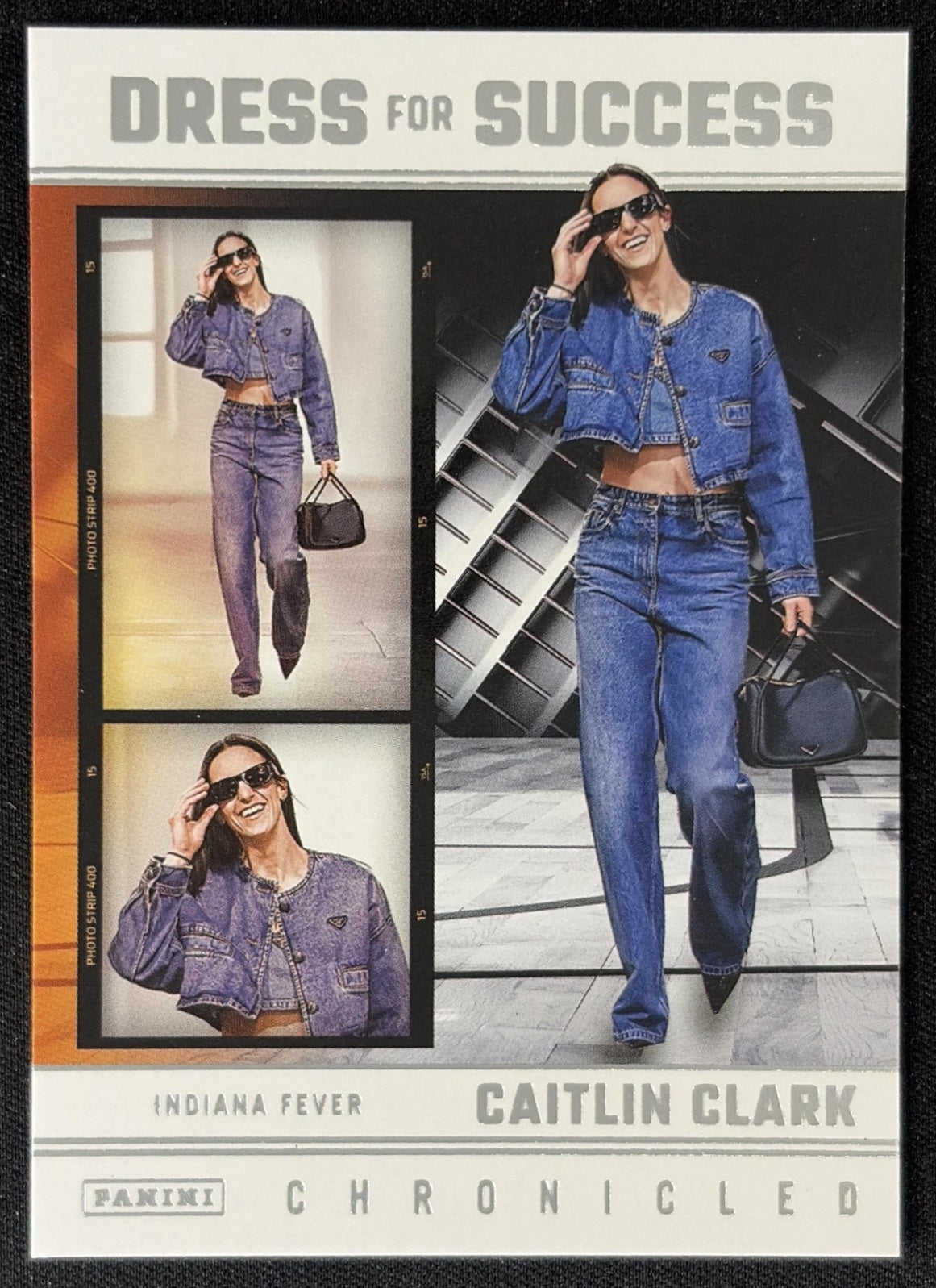 Caitlin Clark 2025 Panini Chronicled Dress For Success Fever 65 Sports Trading Card