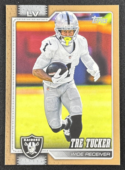 Tre Tucker 2026 Topps Gold /2026 Raiders