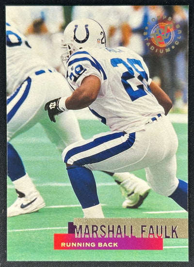Marshall Faulk 1996 Stadium Club Colts