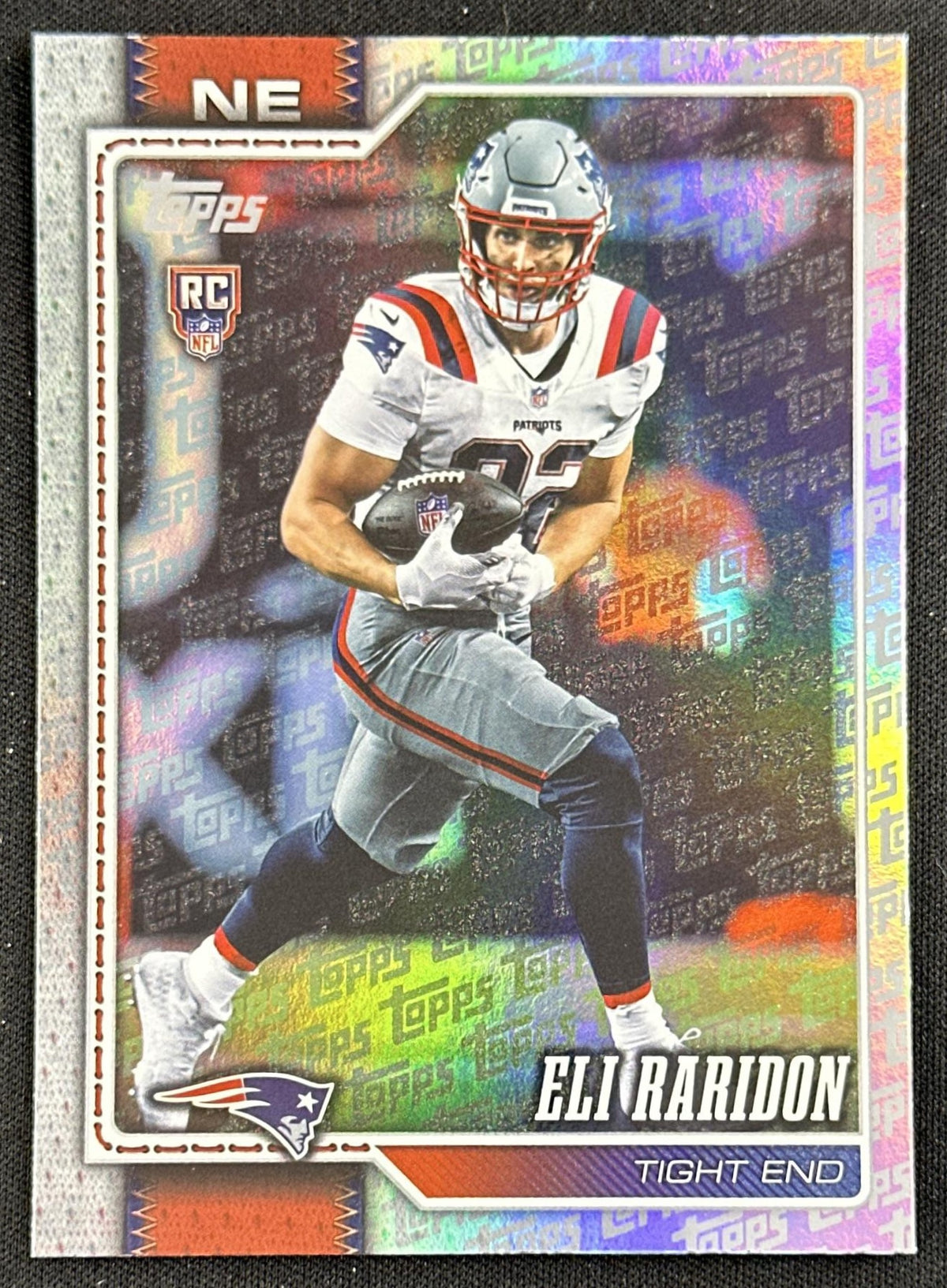 Eli Raridon 2026 Topps Flagship Fanatics Foil Patriots