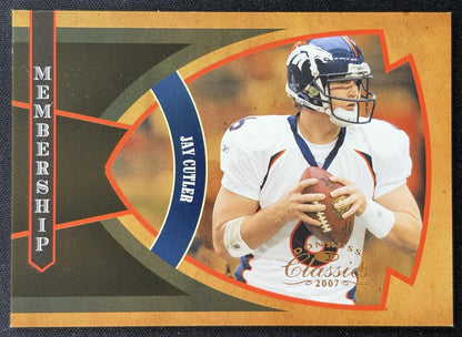 Jay Cutler 2007 Donruss Classics Membership Bronze /1000 Broncos