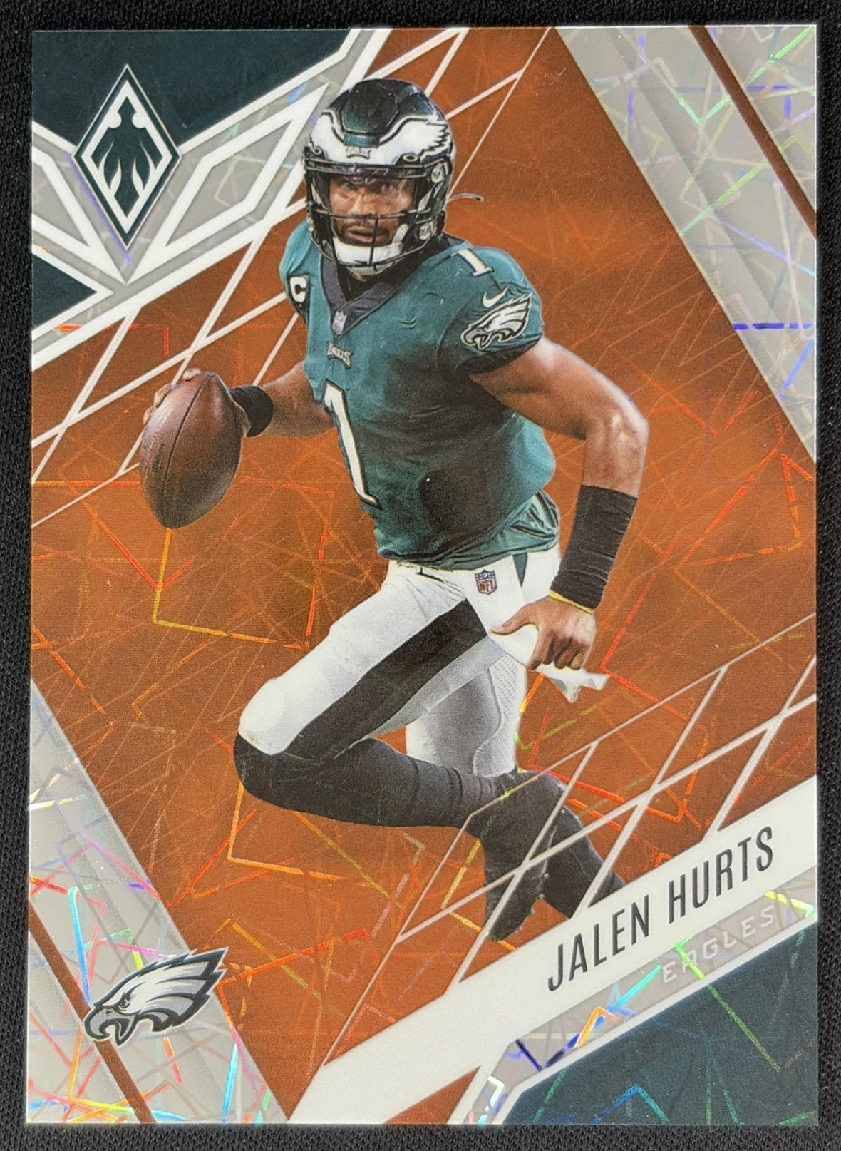 Jalen Hurts 2022 Panini Phoenix Orange Lazer /75 Eagles Football