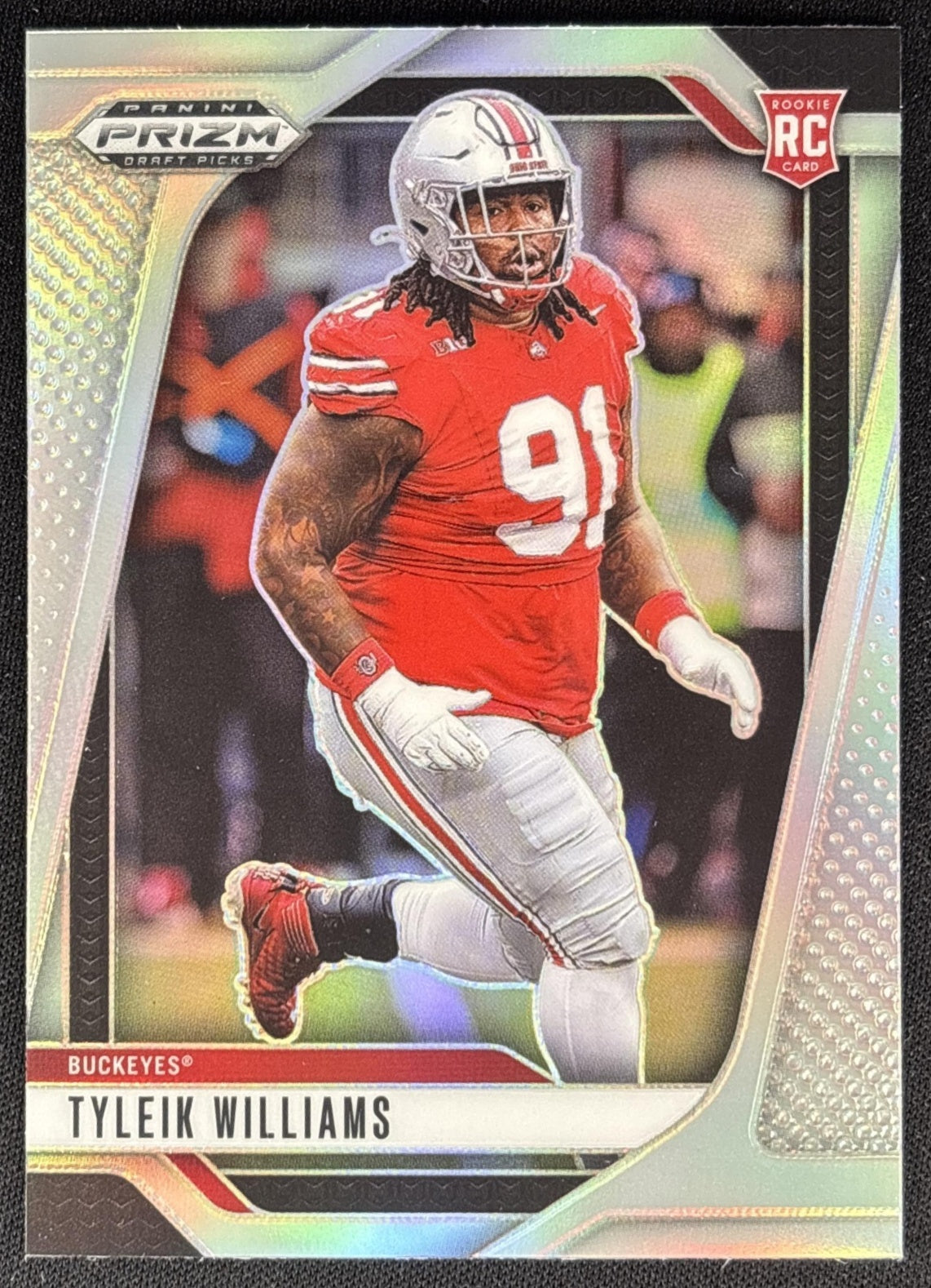 Tyleik Williams 2025 Panini Prizm Draft Picks Silver Buckeyes