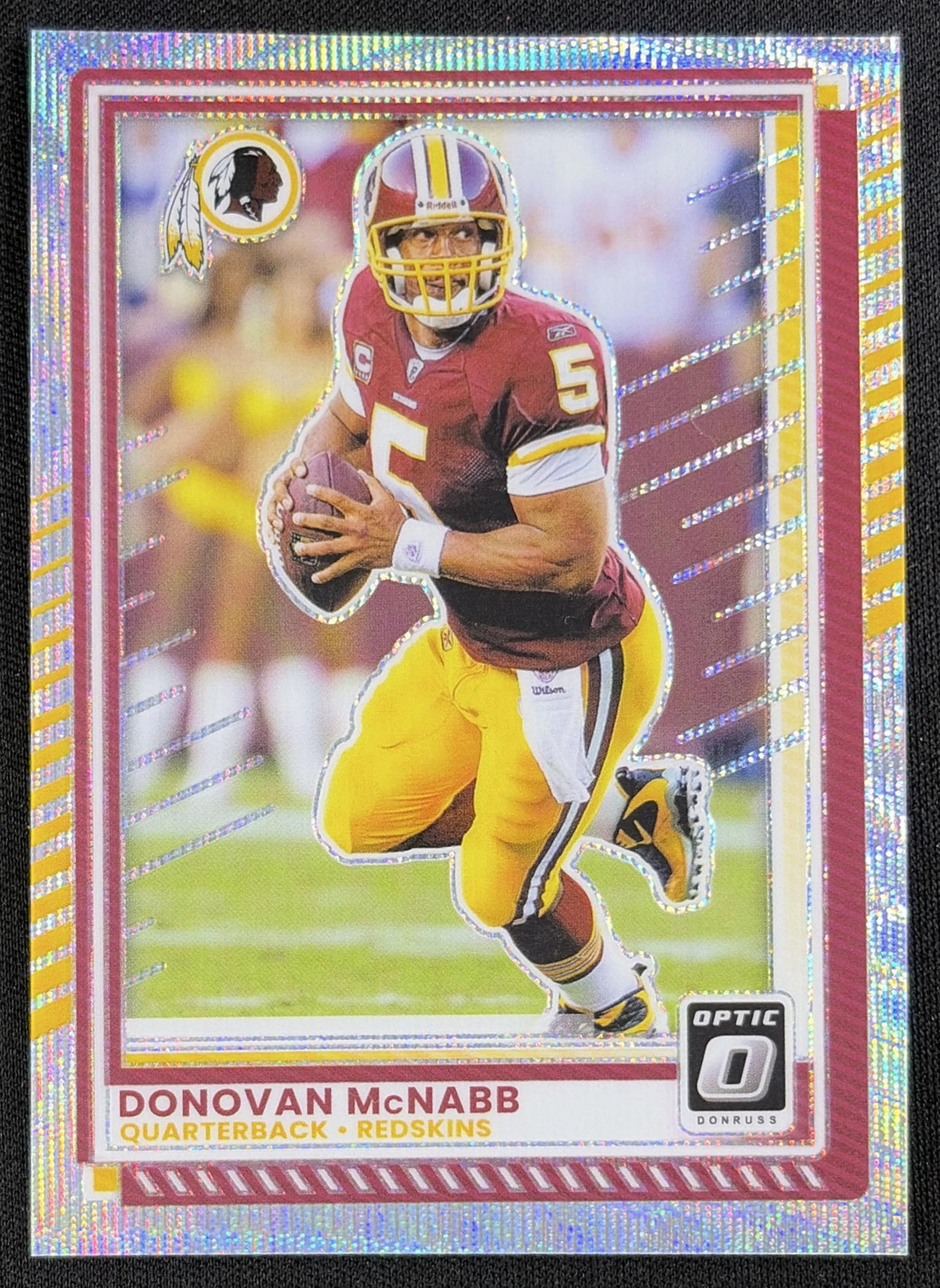 Donovan McNabb 2025 Panini Donruss Optic Wave Prizm /300 Redskins