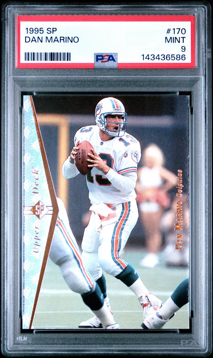 Dan Marino 1995 SP PSA 9 Dolphins front