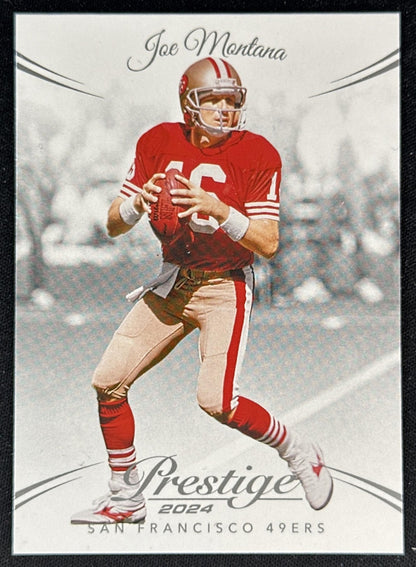Joe Montana 2024 Panini Prestige 49ers front