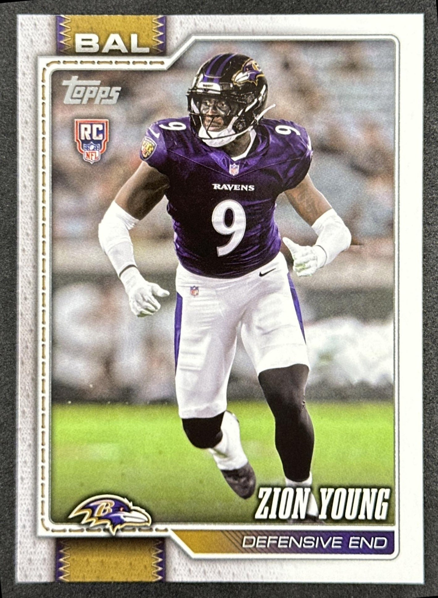 Zion Young 2026 Topps Flagship Rookie Ravens Sports Trading Cards