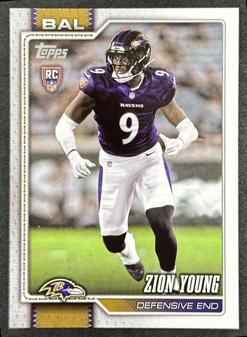 Zion Young 2026 Topps Flagship Rookie Ravens