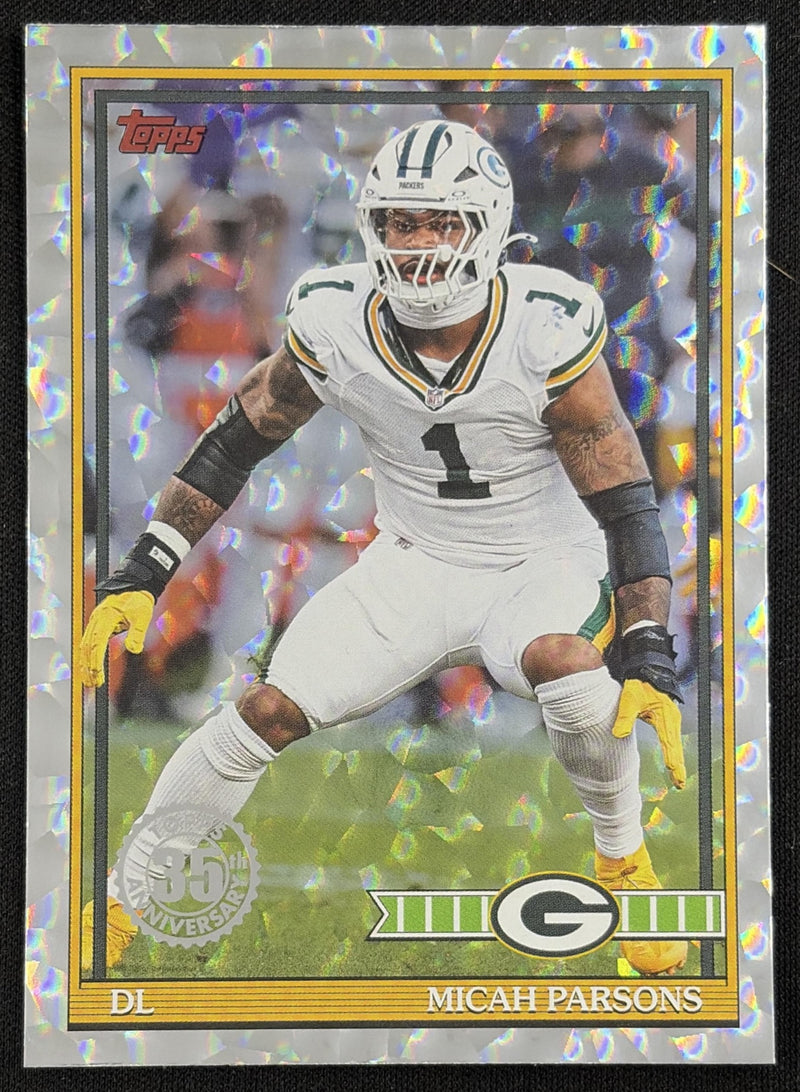 Micah Parsons 2026 Topps 1991 Topps Crackle Foil Packers