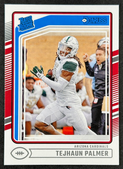 Tejhaun Palmer Donruss Rated Rookie Arizona Cardinals Sports Trading Cards