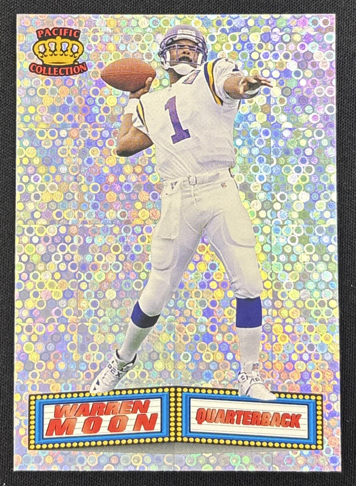 Warren Moon 1994 Pacific Marquee Prisms Vikings