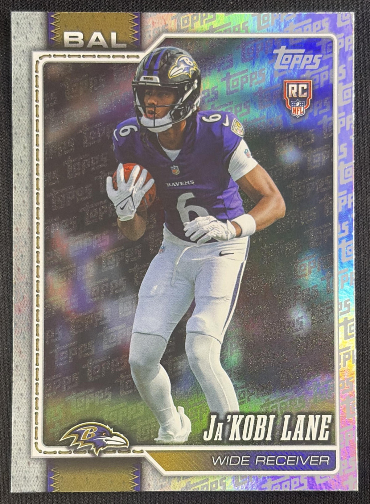 Ja'Kobi Lane 2026 Topps Fanatics Foil Ravens