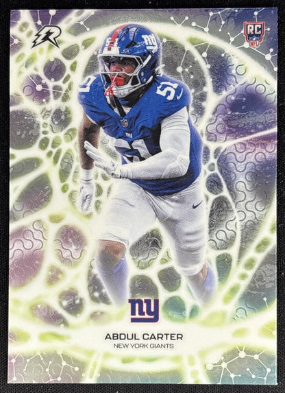 Abdul Carter 2025 Topps Resurgence Protonyx Giants