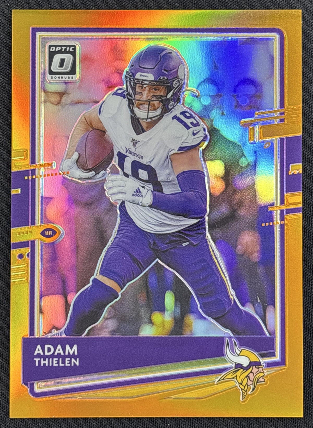 Adam Thielen 2020 Panini Donruss Optic Orange Prizm /199 Vikings
