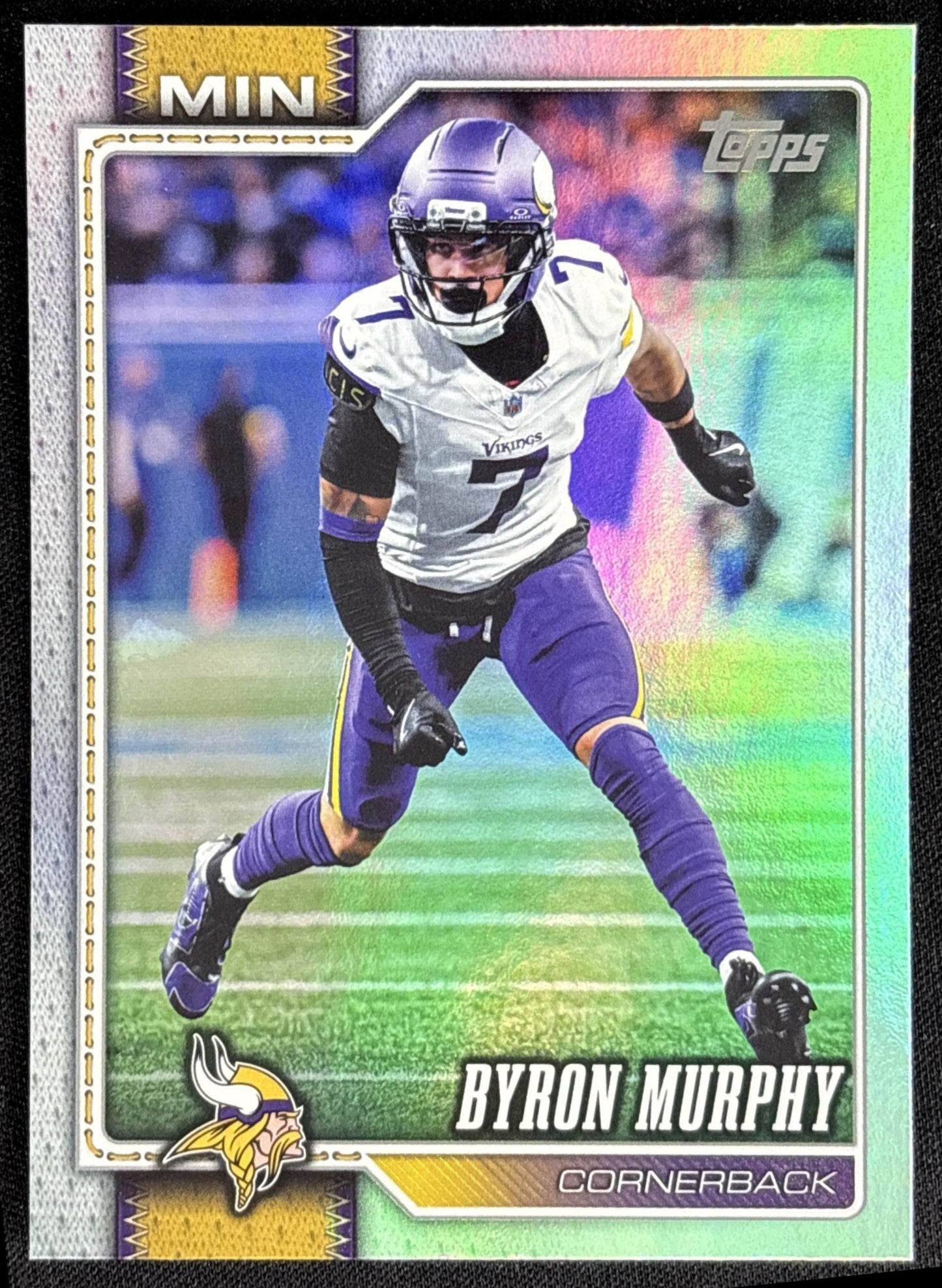 Byron Murphy 2026 Topps Rainbow Foil Vikings