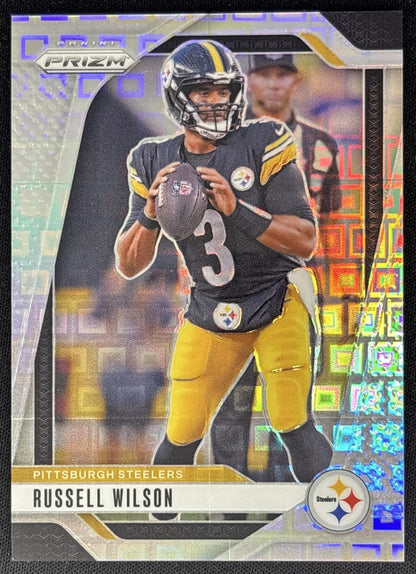 Russell Wilson 2024 Panini Prizm Pandora /400 Steelers front