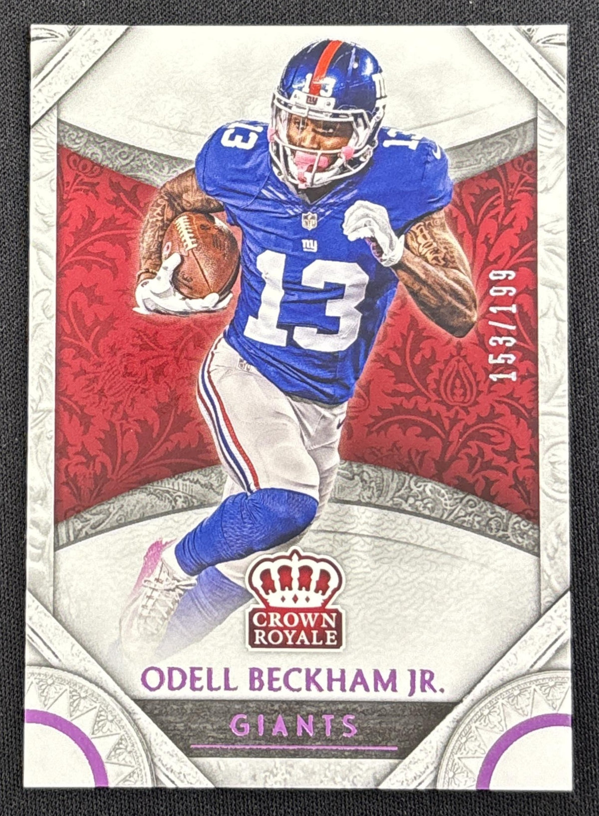 Odell Beckham Jr. 2016 Panini Crown Royale Pink /199 Giants