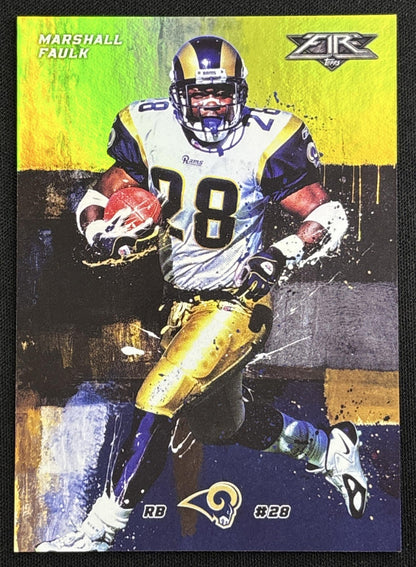 Marshall Faulk 2015 Topps Fire Gold /299 Rams