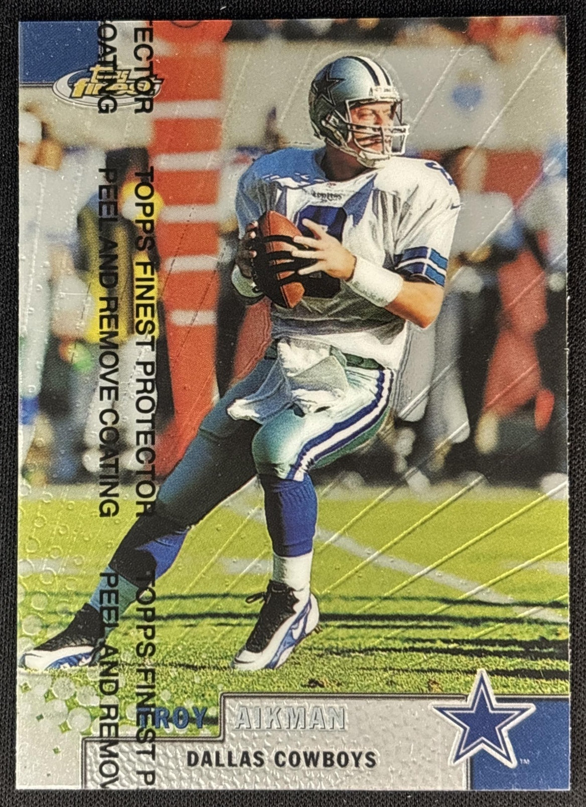Troy Aikman 1999 Topps Finest Cowboys - Dallas Cowboys