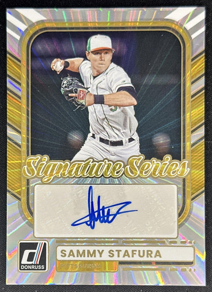 Sammy Stafura 2026 Panini Donruss Signature Series Pirates Default Title Sports Trading Cards