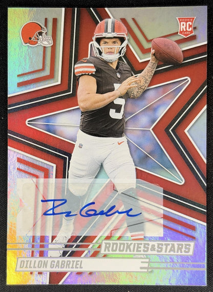 Dillon Gabriel 2025 Panini Rookies & Stars Signatures Browns Sports Trading Cards