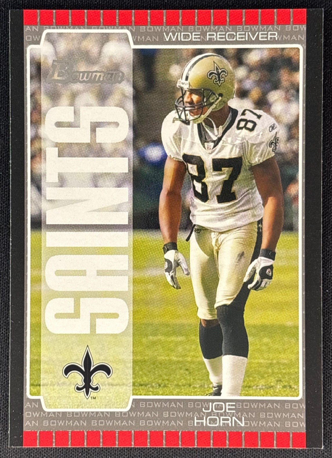 Joe Horn 2005 Bowman Saints Sports Trading Cards