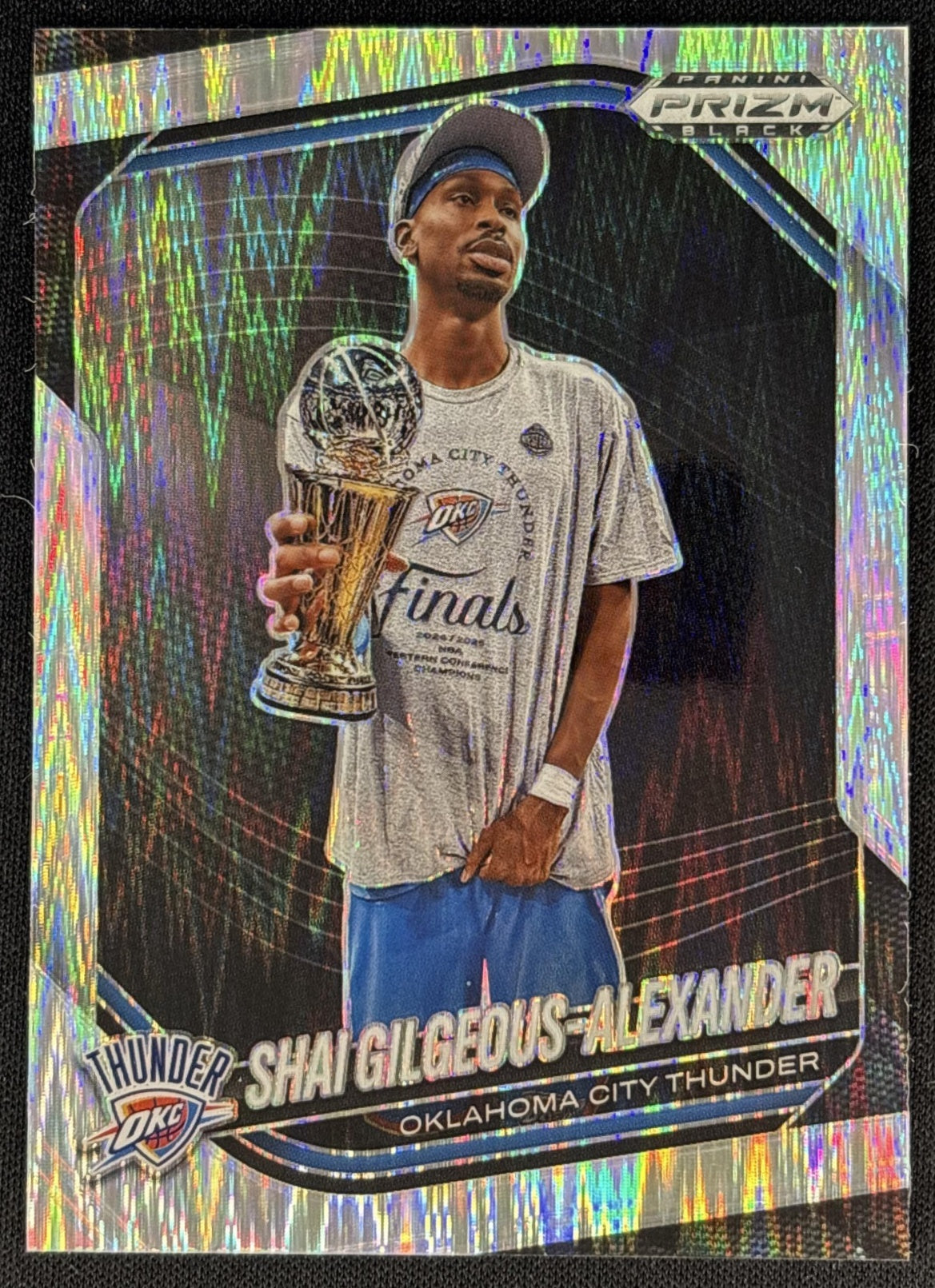 Shai Gilgeous-Alexander 2024 Panini Prizm Black Skewed Prizms /249 Thunder