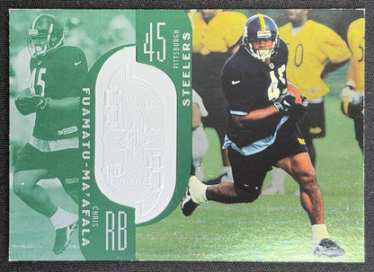 Chris Fuamatu-Ma afala 1998 SPx Finite /10100 Steelers