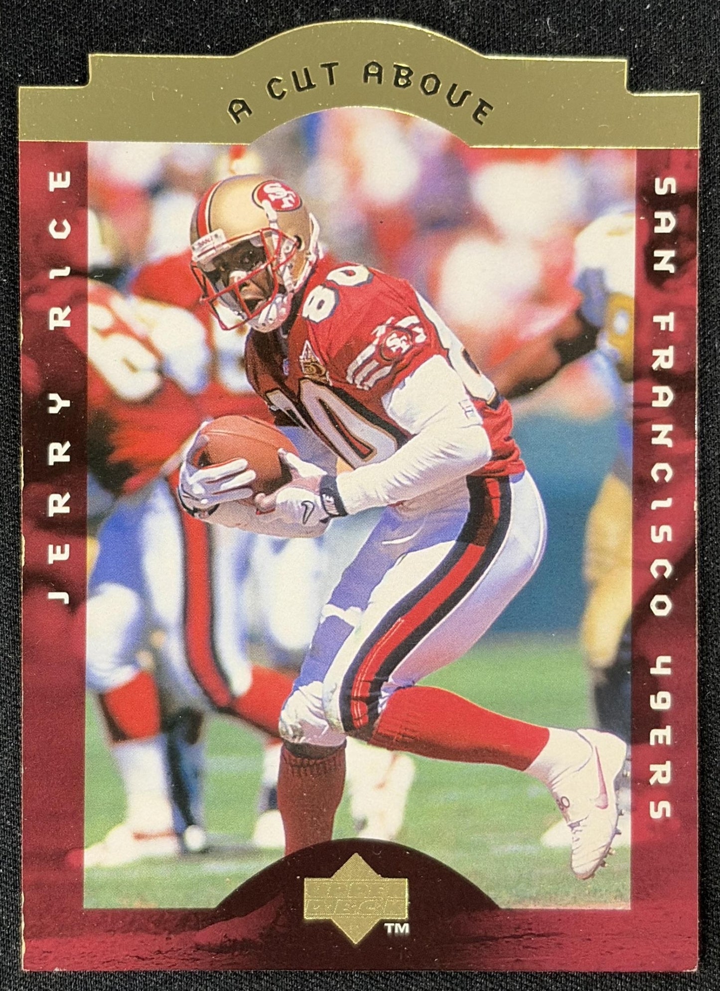 Jerry Rice 1996 Upper Deck Collector's Choice A Cut Above 49ers