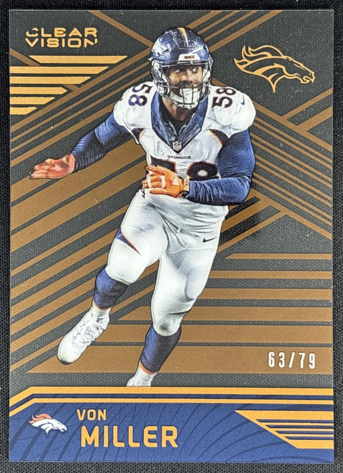 Von Miller 2016 Panini Clear Vision Bronze /79 Broncos front