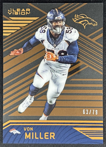 Von Miller 2016 Panini Clear Vision Bronze /79 Broncos front